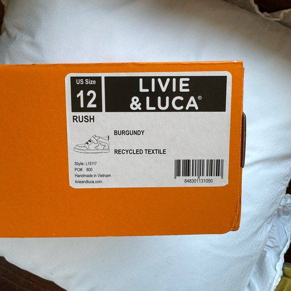 Livie & Luca - Burgundy Rush Sneaker |Size 12| - Picture 5 of 5